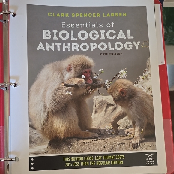 ESSENTIALS OF BIOLOGICAL ANTHROPOLOGY 5TH EDITION